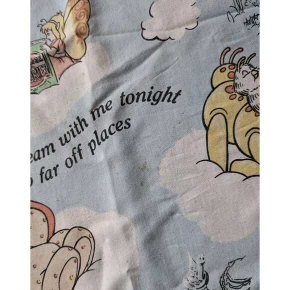 Vintage The World of Teddy Ruxpin Comforter Twin Sheet & Pillow Case Set 1985 - Picture 12 of 16